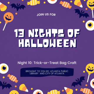 13 Nights of Halloween, Night 10, Trick-or-treat bag craft