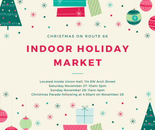 Indoor Holiday Market, 27th, 10am-3pm